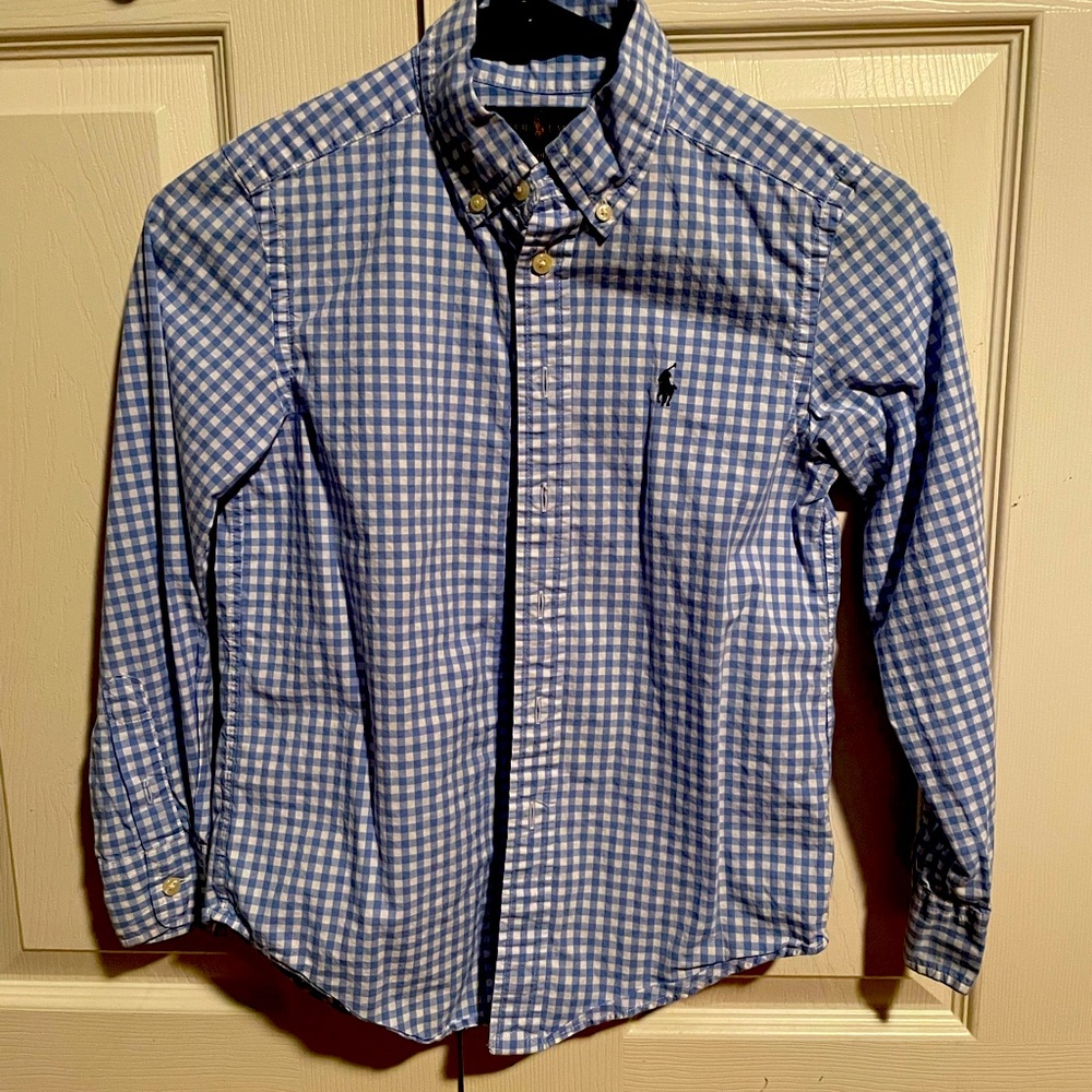 Boys Ralph Lauren Polo Long Sleeve Shirt size 8